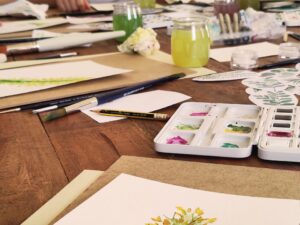 Clases de acuarela y talleres creativos en Vigo